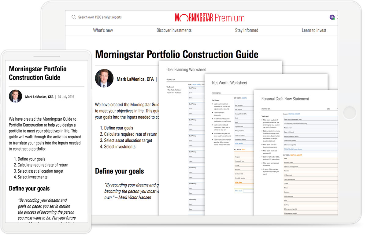 Image of the Morningstar Portfolio Construction Guide