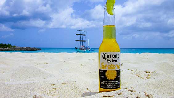 Corona Beer Beach