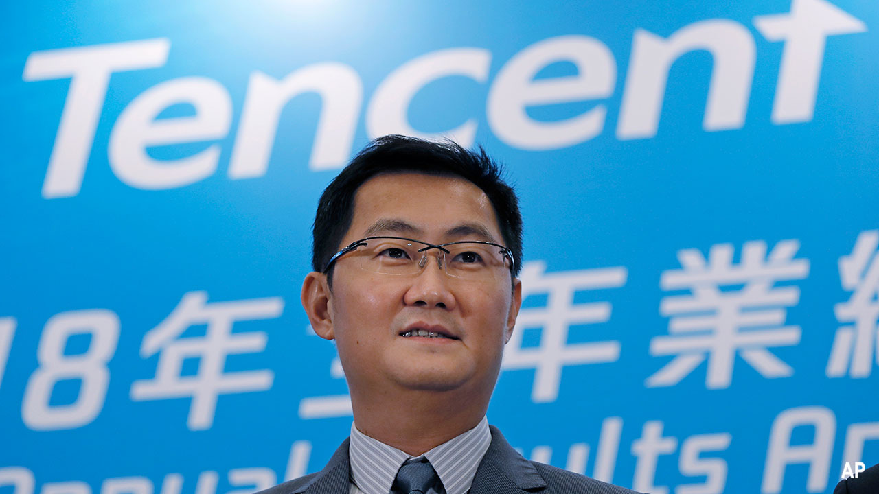 Tencent chairman and CEO, Pony Ma